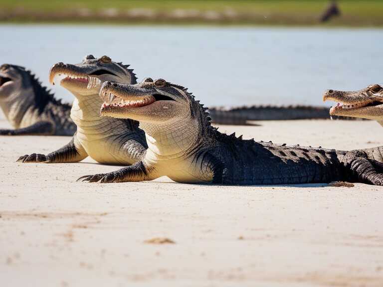 Cocodrilos encuentran refugio y prosperidad en una central nuclear de Florida