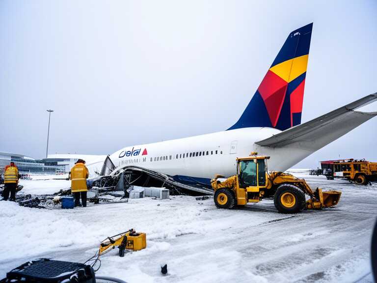 Accidente de Delta Airlines en Toronto: 8 heridos al aterrizar un avión