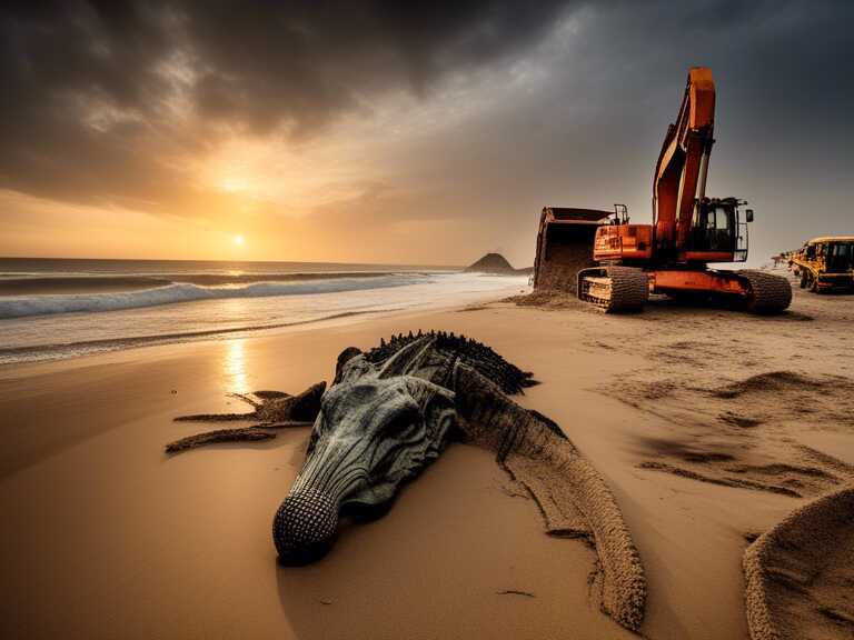Encuentran ballena jorobada muerta en playas de Mazatlán: causa desconocida y enredada en red