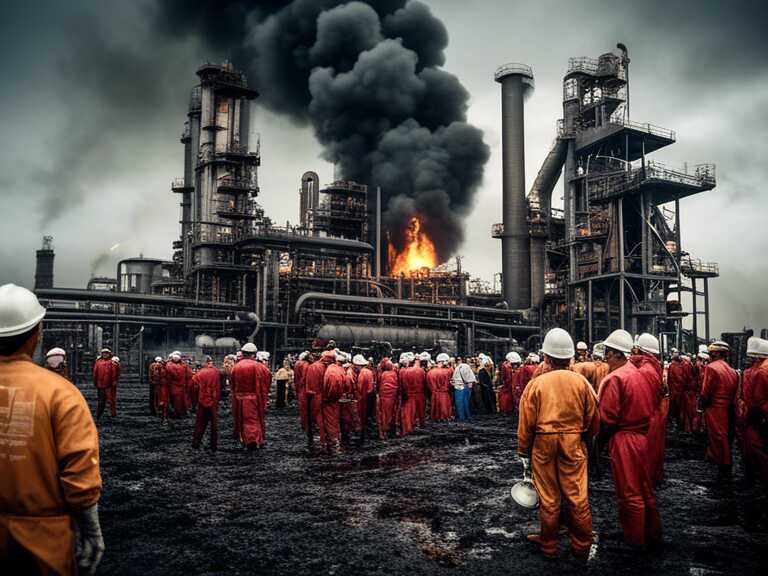 Fallecimiento de obrero en Refinería Francisco I. Madero genera protestas por falta de atención médica inmediata