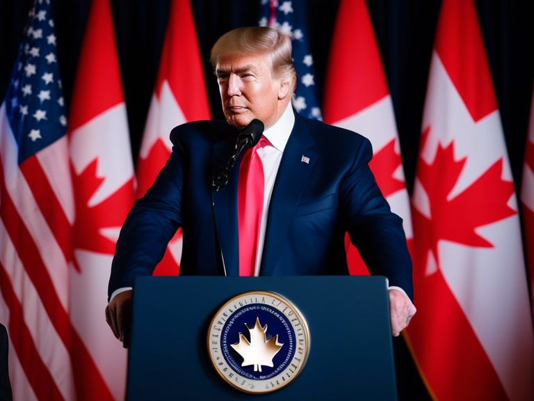 Trump propone convertir a Canadá en el estado 51 de EE. UU. tras renuncia de Trudeau