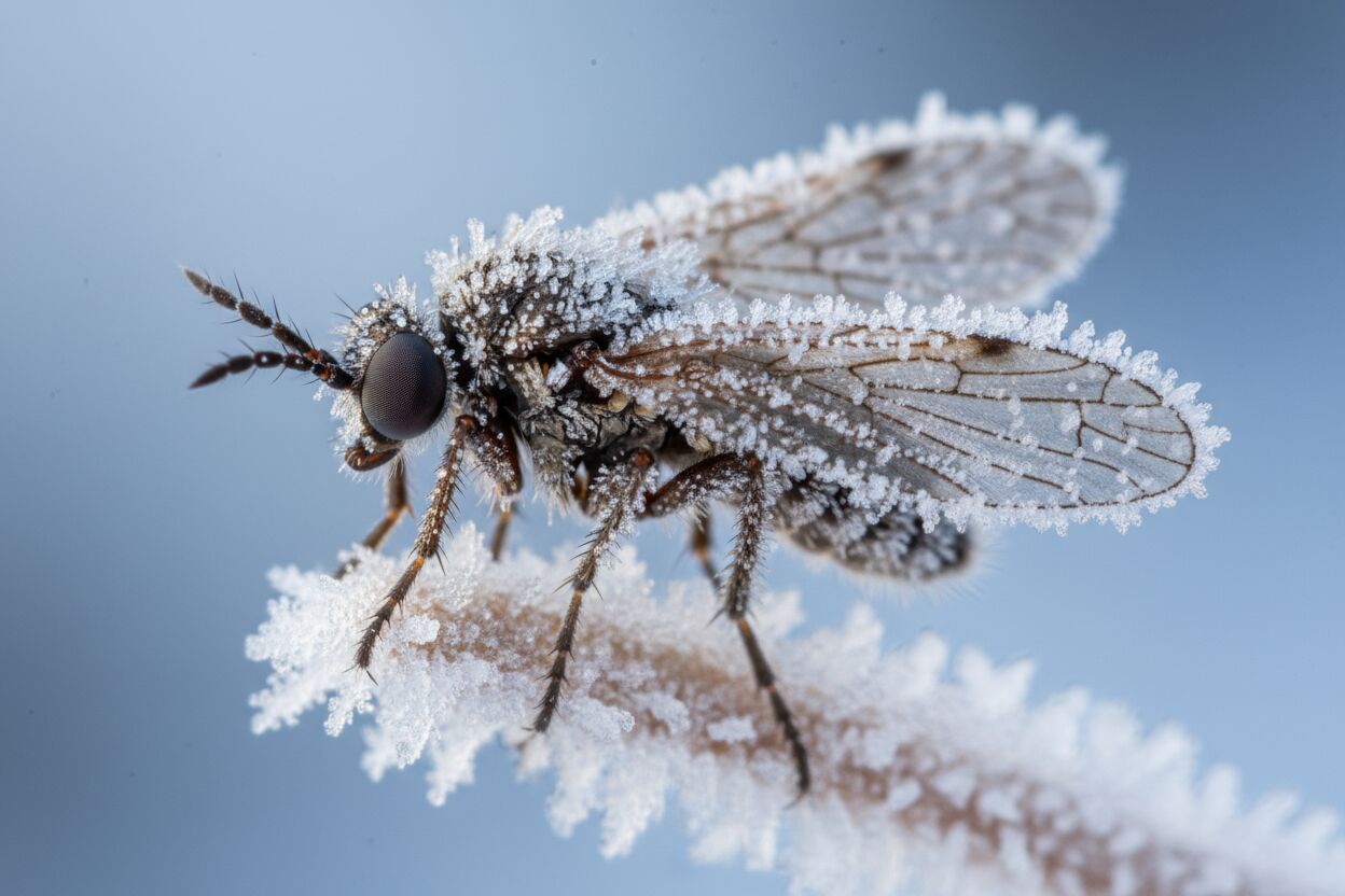 Mosca de nieve: El insecto que produce calor como un mamífero