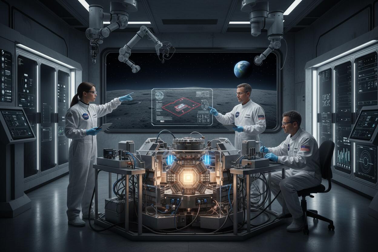 EE.UU. planea 'encender' la Luna con reactores nucleares para 2030