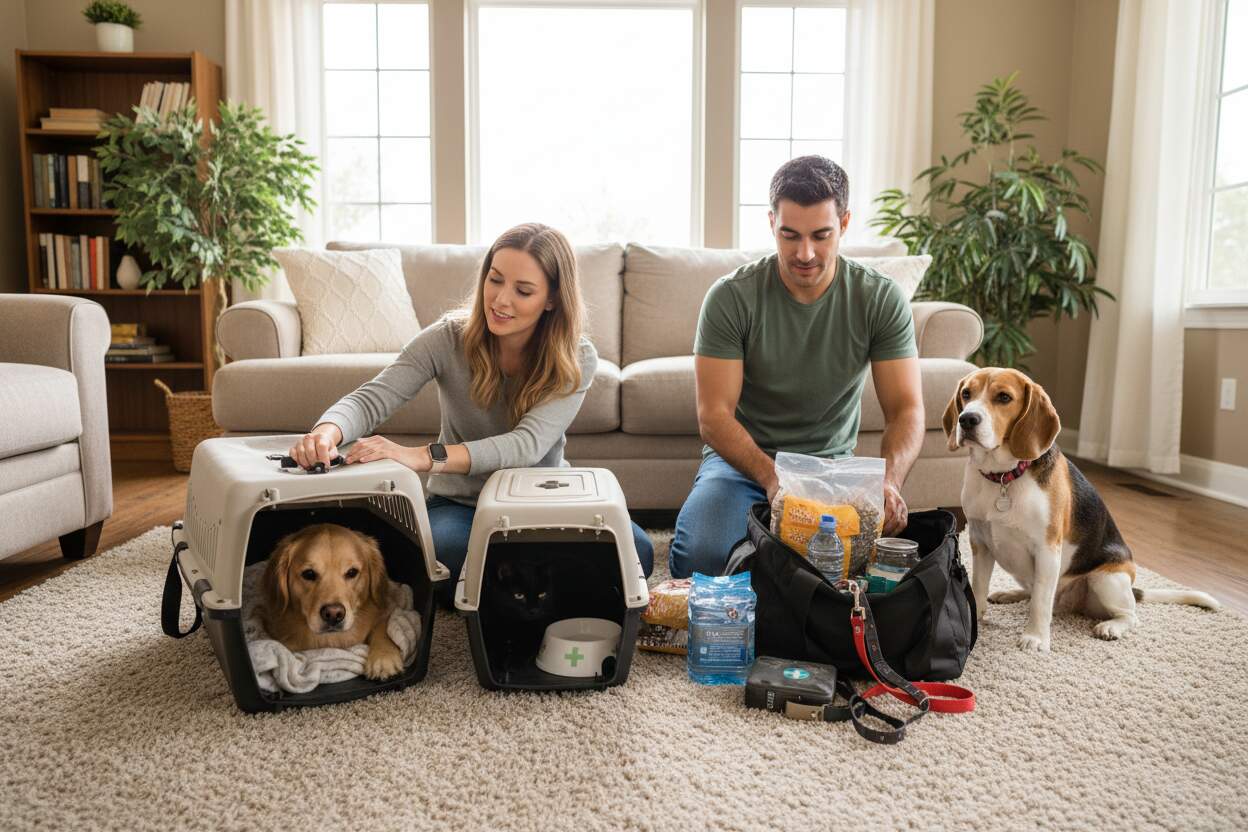 Prepara a tu mascota para desastres: Guía completa para familias y dueños