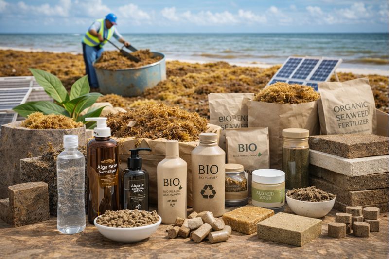 Sargazo en Quintana Roo: De problema ambiental a aliado económico