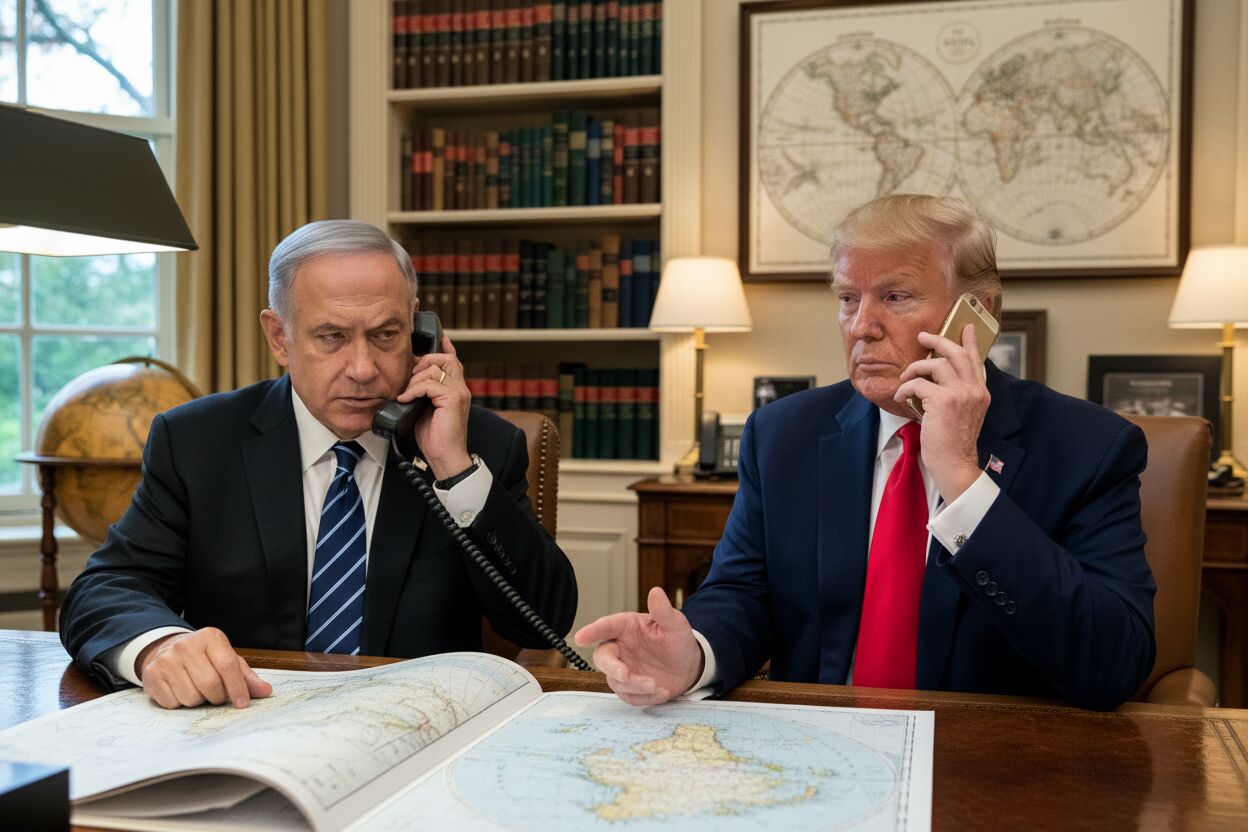 Netanyahu y Trump dialogan tras ataque conjunto contra objetivos iraníes