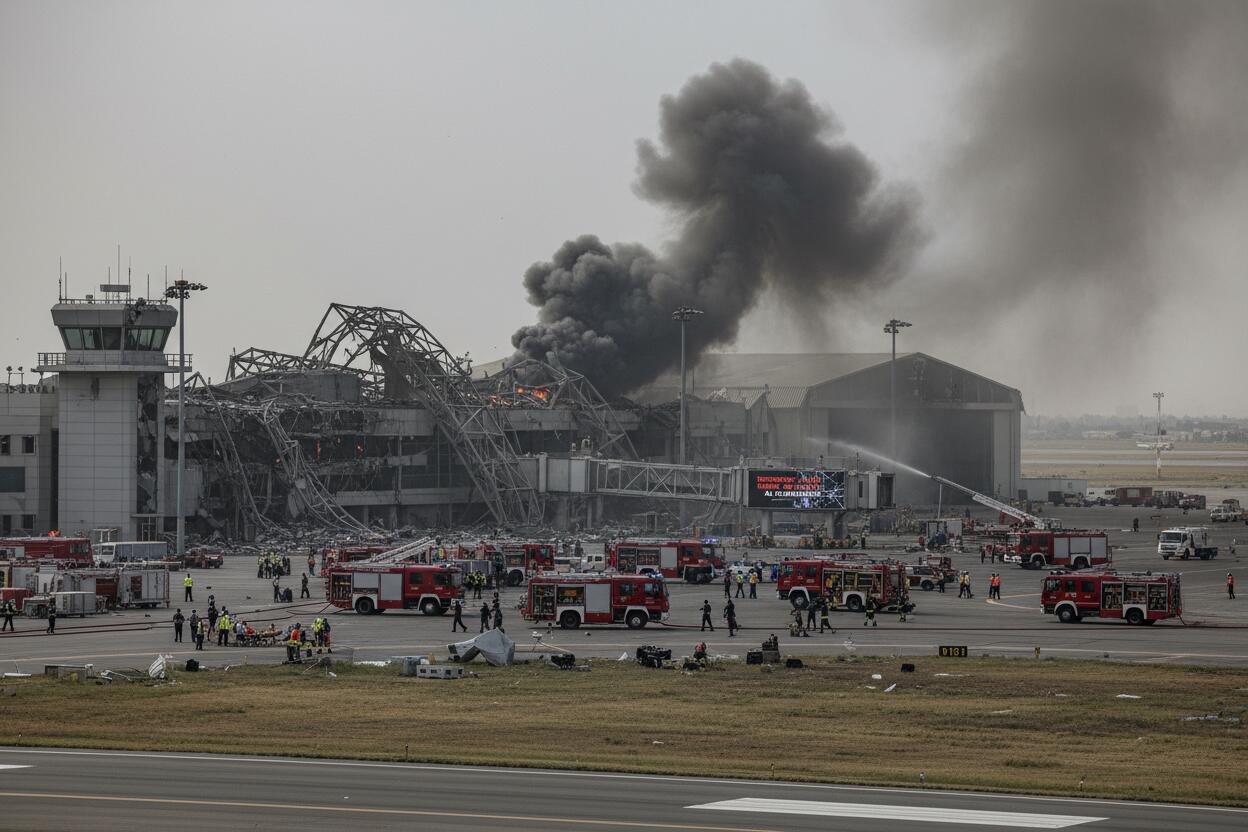 Dron ataca Aeropuerto Internacional de Kuwait tras ataques de Irán