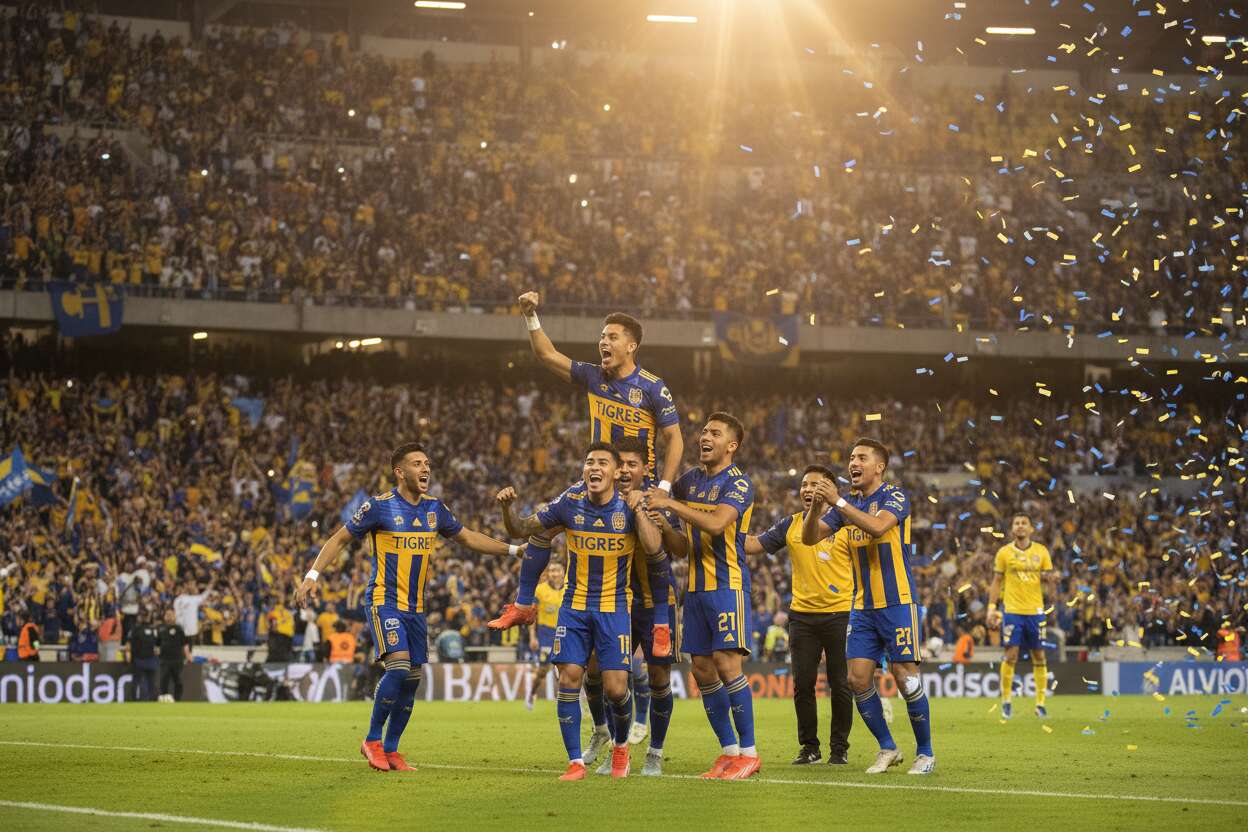 Tigres goleó al América 1-4 en la Jornada 8 del Clausura 2026
