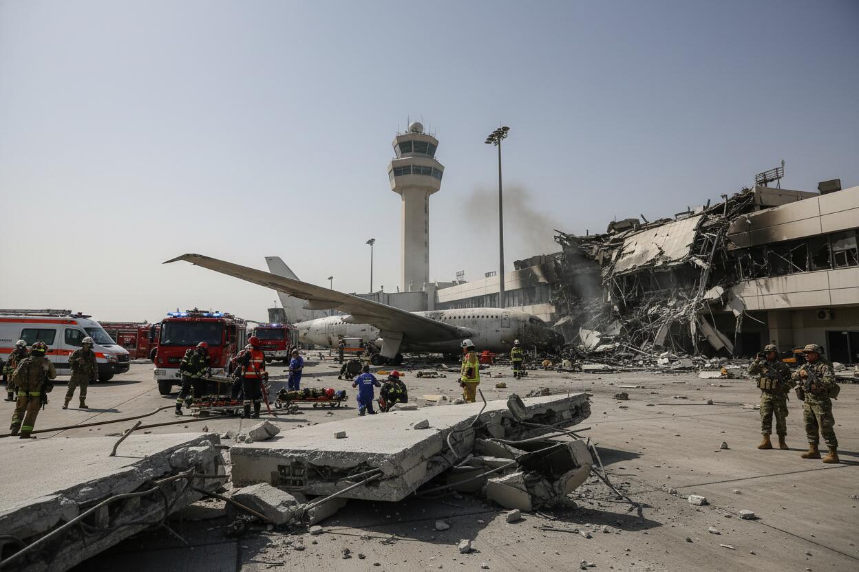 Aeropuerto de Kuwait atacado sin víctimas, tensión en el Golfo persiste