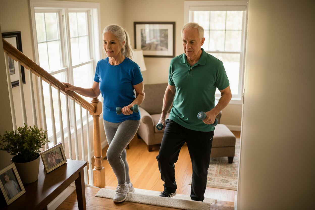 Adiós al sedentarismo: El ejercicio del step te ayuda a combatir el envejecimiento muscular