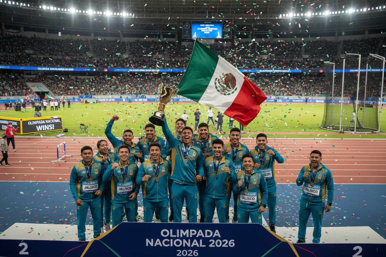 Jalisco alcanza 100 medallas de oro en la Olimpiada Nacional 2026
