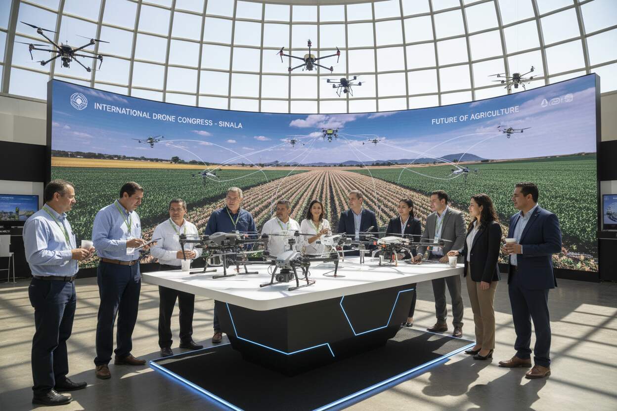 Sinaloa impulsa agricultura inteligente con primer congreso internacional de drones