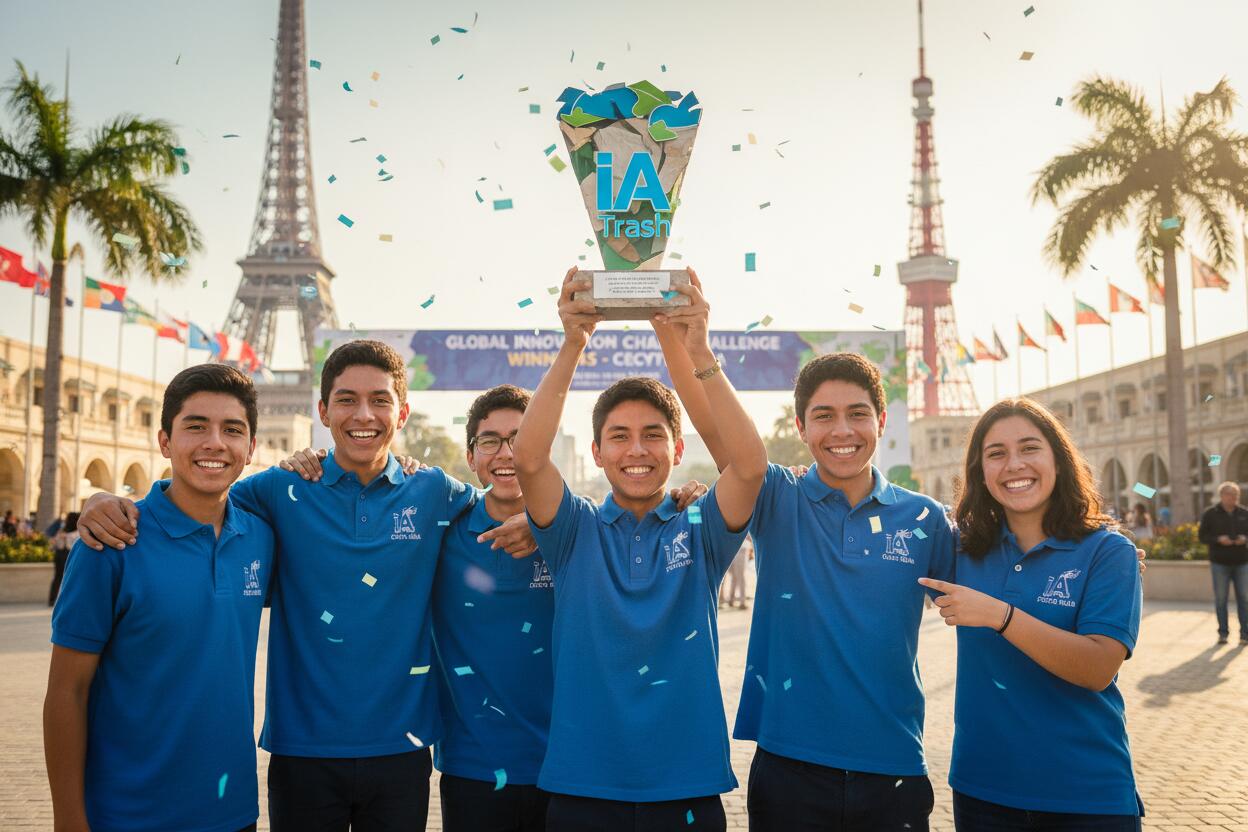 CECyTE Puebla gana medalla de plata en competencia internacional de innovación.