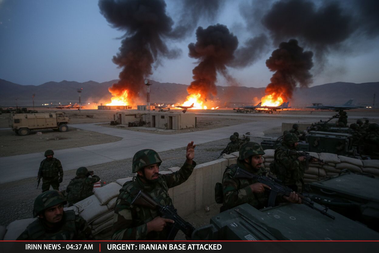 IRGC ataca base estadounidense en respuesta a ataque cerca de Ormuz