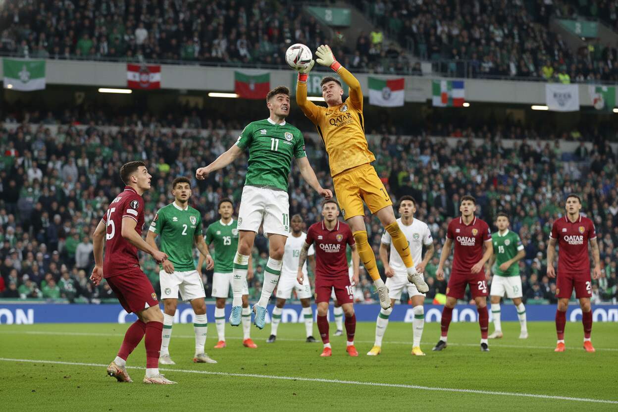Irlanda del Norte vence a Catar en amistoso con gol tempranero y expulsión
