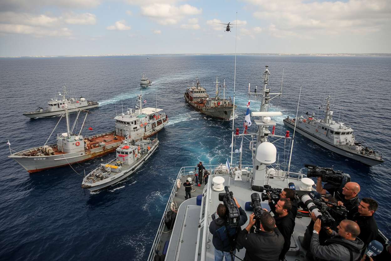 Israel amenaza y bloquea flotilla humanitaria rumbo a Gaza
