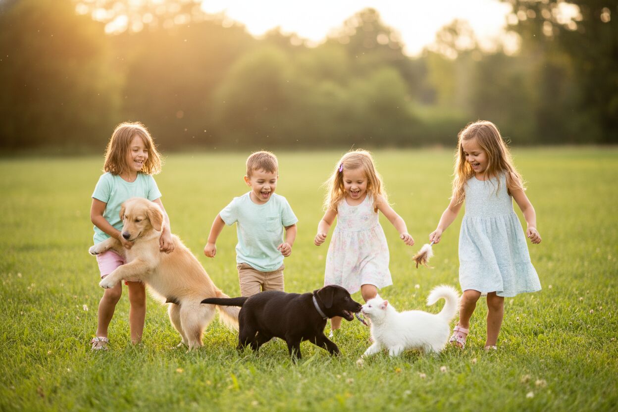 Mascotas: Niños desarrollan habilidades sociales y emocionales con sus amigos peludos