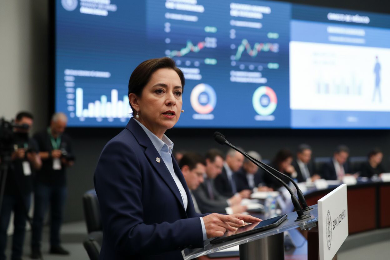 Banxico reduce proyección de PIB a 1.1% para 2026 debido a desempeño débil de la economía
