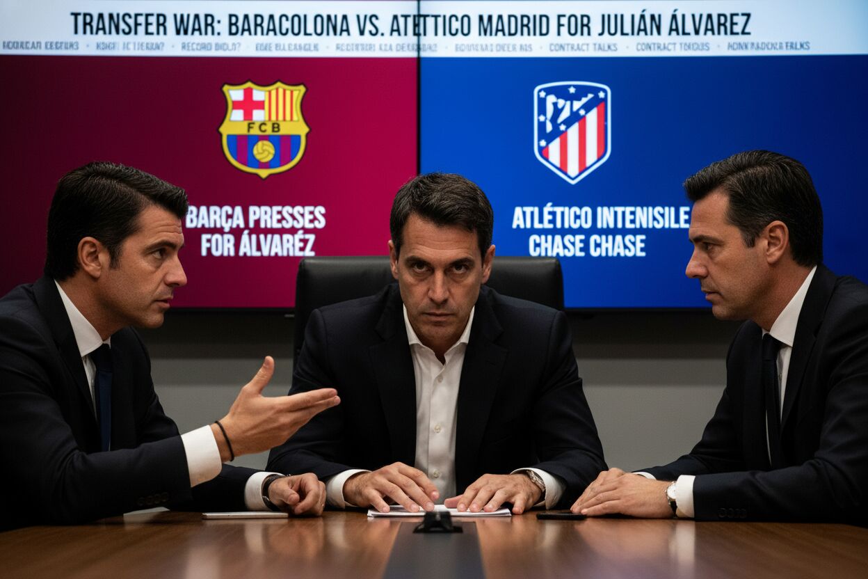 Barcelona ofrece 100 millones por Julián Álvarez, ¿Atlético cede?
