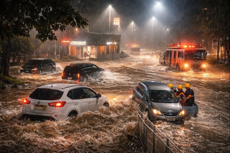 Inundaciones golpean Piracicaba tras lluvias torrenciales y dejan a la ciudad bajo el agua