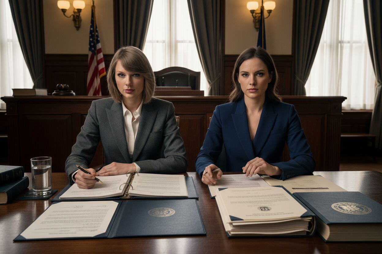 Taylor Swift demandada por nombre del álbum 'The Life of a Showgirl'