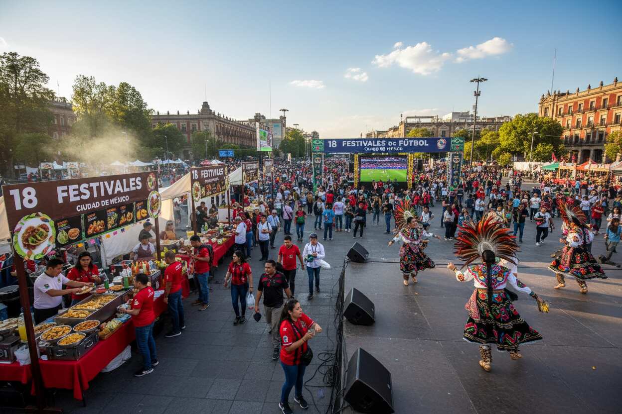 18 festivales futboleros convertirán a CDMX en gran tribuna mundialista