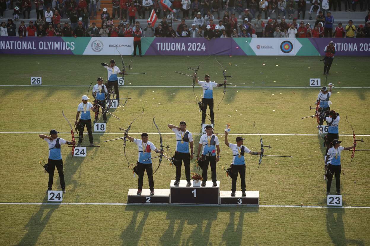 Baja California reina en tiro con arco en la Olimpiada Nacional 2026