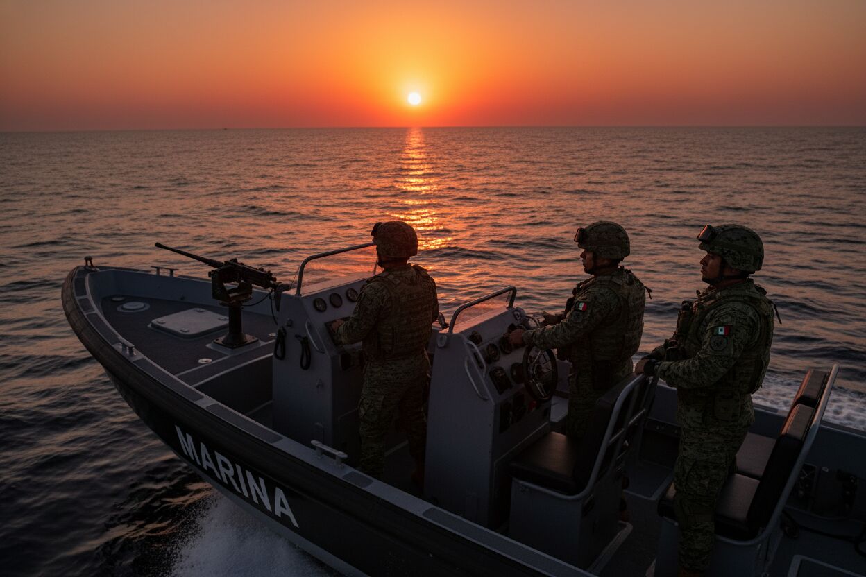 Semar golpea al narco: asegura 650 kg de cocaína frente a Michoacán en operativo clave